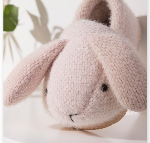 Cartoon Rabbit Children's Cotton Slippers Winter Home Non-slip